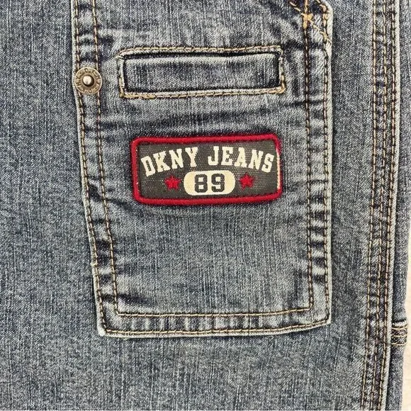 ~DKNY Women's Vintage Y2K Denim Midi Skirt 5 - Picture 8 of 8